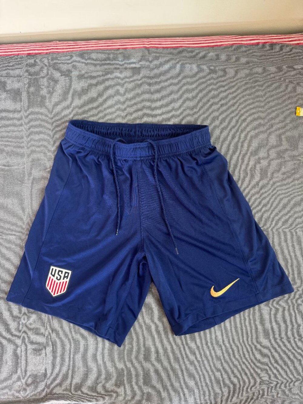 Nike USMNT Training Shorts - Navy/Gold, Men's M